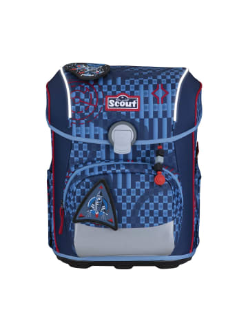 Scout Scout Neo Schulranzen-Set 4 teilig Safety Light Space Explorer