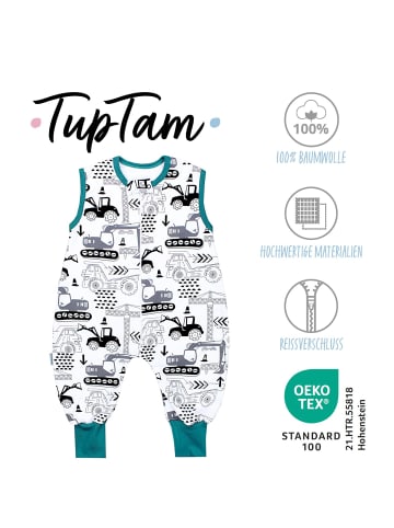 TupTam Babyschlafsack mit Beinen Unwattiert in grün