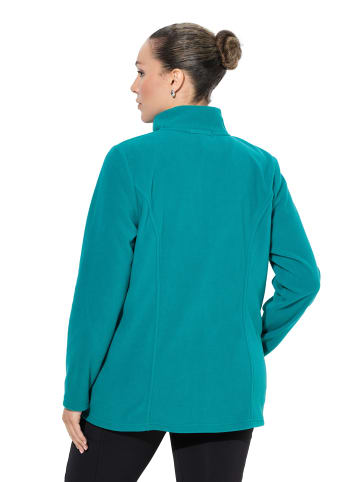 Ulla Popken Sweatjacke in smaragd