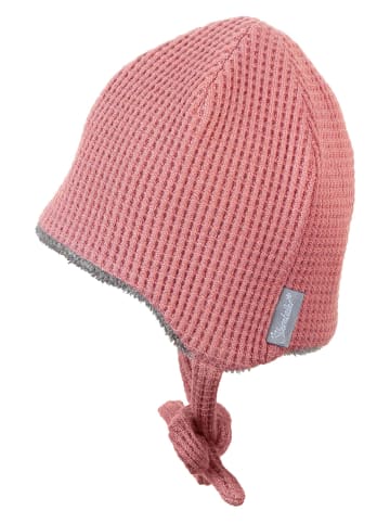 Sterntaler Beanie Waffeloptik in rosarot