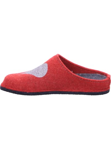 Tofee Pantoffel in rot