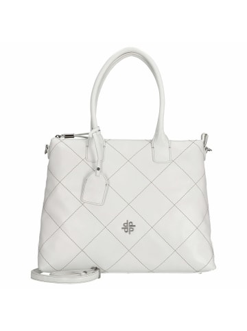 PICARD Aurelie - Shopper 37 cm Rindleder (ozean) in white lily