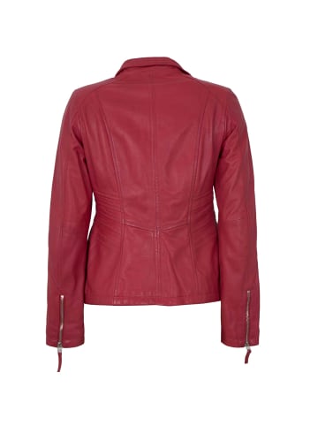 JILANI Lederjacke Lammnappa in Magnolie