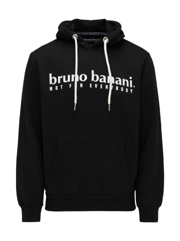 Bruno Banani Hoodie ohne Reißverschluss DANIELS in Schwarz
