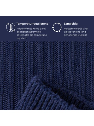 von Jungfeld Socken Merino in Dark Blue