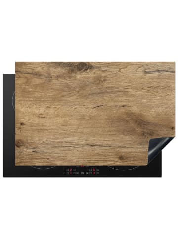 KitchenYeah Herdabdeckplatte Holzoptik Induktionskochfeldschutz, Kochfeldschutzmatte