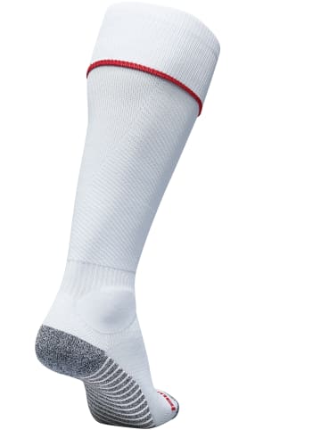 Hummel Fußball Socken Pro Football Erwachsene in WHITE/TRUE RED