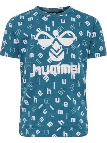 Hummel Trikot S/S Hmldream Aop T-Shirt S/S in BLUE CORAL