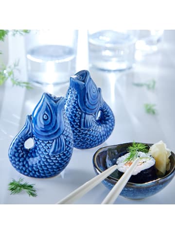 Butlers Salz & Pfefferstreuer SALT & PEPPER 2tlg in Blau