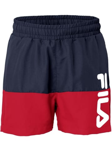 Fila Kinder Short "Lavesum Blocked Shorts" in Blau