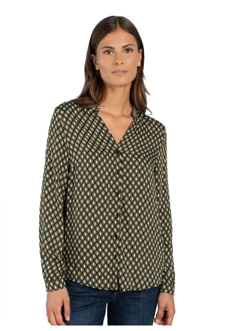 More & More Viskosebluse in little pattern print green