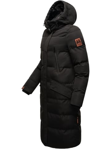 Marikoo Steppmantel Schneesternchen in Black