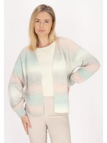 Usha Damen Cardigan in Hellblau Mehrfarbig