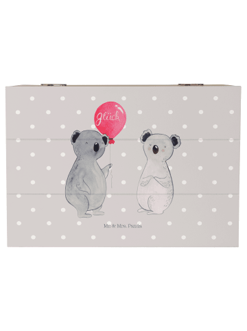 Mr. & Mrs. Panda Aufbewahrungsbox Koala Luftballon ohne Spruch in Grau Pastell