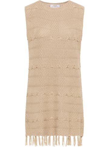 usha FESTIVAL Damen Strickkleid in Beige