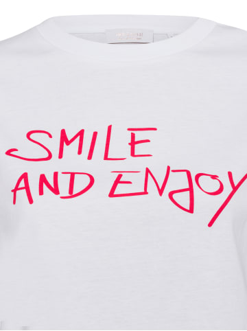 Rich & Royal T-Shirt in weiß rot