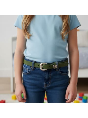 FRONHOFER Ledergürtel in Old-Rose