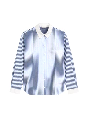 Marc O'Polo DENIM Streifenbluse regular in Medium Blue