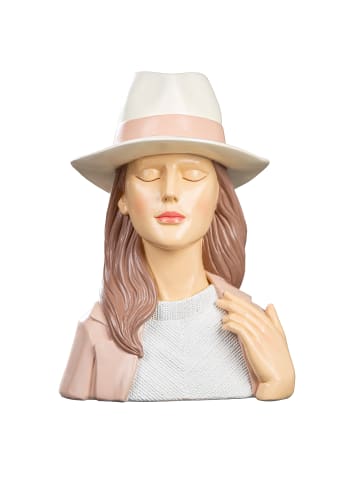 GILDE Figur Lady Adeline weiß - (H) 27,5 cm