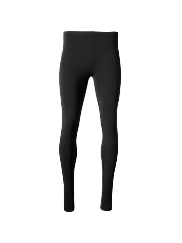 tectake Einfarbige Leggings für Männer, schwarz