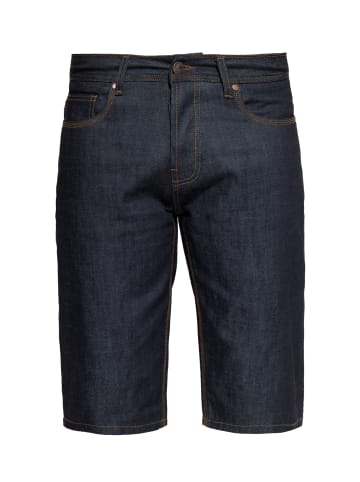 King Kerosin King Kerosin Denim Shorts mit Pintstripe Stitching 50s Workwear in dunkelblau