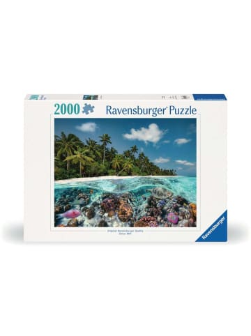 Ravensburger Puzzle 2.000 Teile Erwachsenenpuzzle 2000 Teile - Ein Tauchgang auf den Malediven Ab 14 Jahre in bunt