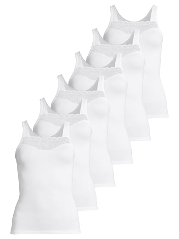 Conta Unterhemd / Top Modal in Weiß
