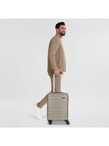 Worldpack New York 2.0 4 Rollen Kabinentrolley S 55 cm in champagner-metallic