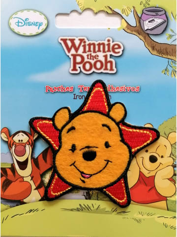 Disney Winnie Puuh SternApplikation Bügelbild inGelb