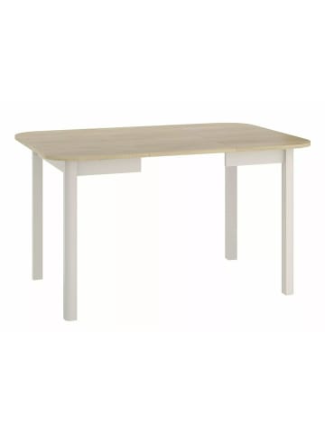 Feldmann-Wohnen Esstisch Dante Eiche Cremona / Kaschmir 90-130 / 90 / 75cm