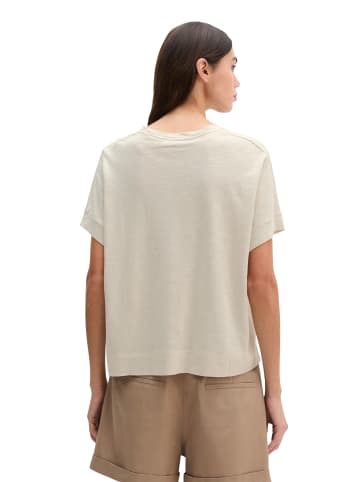 Marc O'Polo T-Shirt loose in Grey Silk