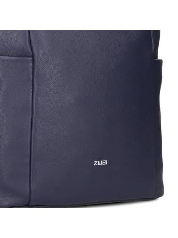 Zwei Pia Shopper Tasche 36 cm in blue