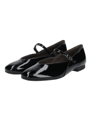 Paul Green Ballerinas in Schwarz Lack