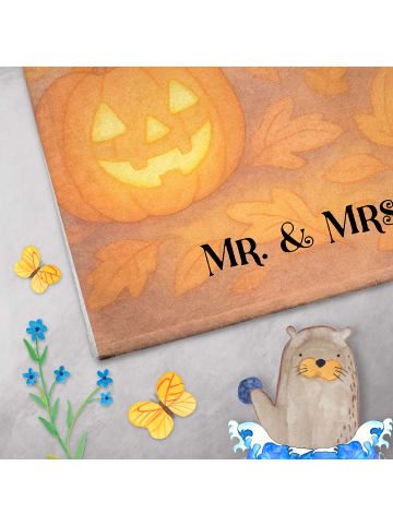 Mr. & Mrs. Panda Handtuch Gespenster  Liebe  Design ohne Spruch in Weiß