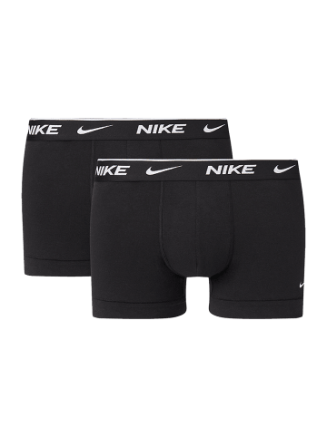 Nike Boxershorts Everyday Cotton Stretch Trunk Shortyf 3P in Black