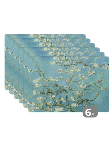 OnlyWow Platzset - Tischset (6-teilig) Pastellblau, abwaschbar