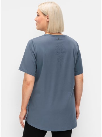 sheego T-Shirt in rauchgrau