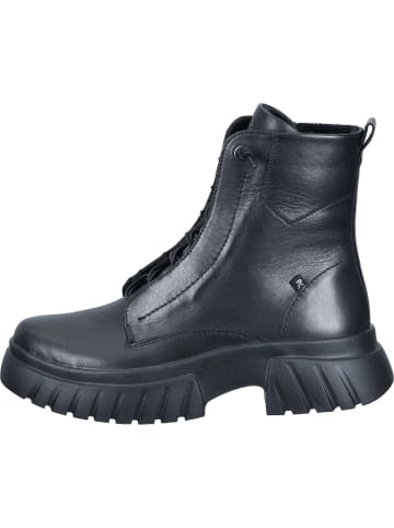 rieker Schnürstiefeletten in schwarz/schwarz