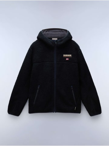 Napapijri Fleecejacke/Fleecepullover "T-Tynik Fzh" in Schwarz