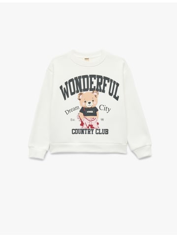 KOTON SWEATSHIRTS in Ekru