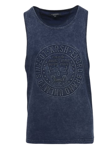 KOROSHI Tank Top Shirt in blau