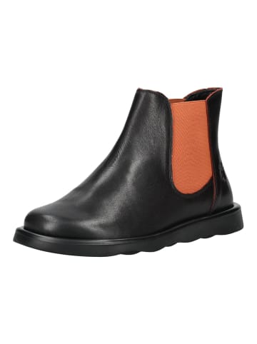 Fly London Stiefelette in Schwarz/Rot