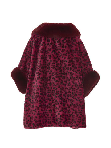 fraully Damen Poncho in Lila