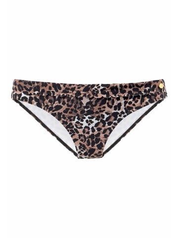 LASCANA Bikini-Hose in braun-bedruckt