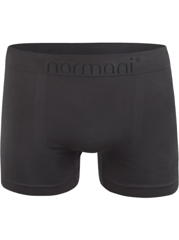 normani 12 Stück Mikrofaser-Boxershorts für Herren in Anthrazit