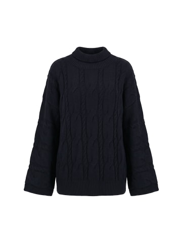 Ulla Popken Oversized-Pullover in schwarz