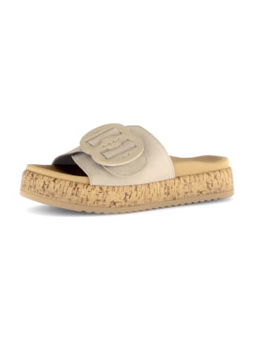 Gabor Plateau Pantoletten in Beige