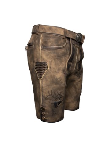 Maddox Country Lederhose Urgsee in braun