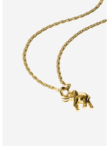 PURELEI Charm Flowing Strength Elefant in Gold