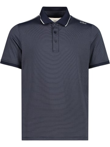 cmp Poloshirt in black blue